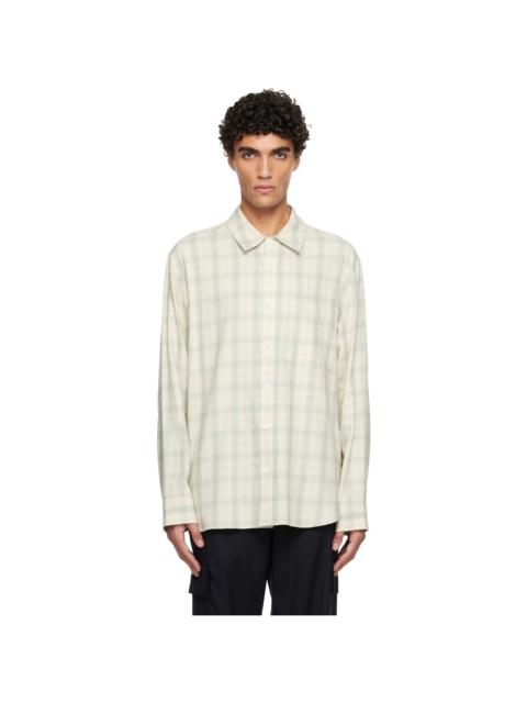 Beige Check Shirt