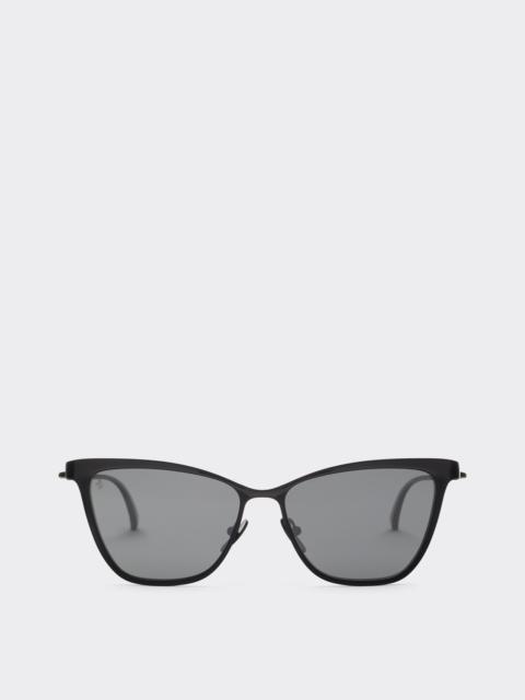 Ferrari sunglasses in blackmetal with black crystal polarized lenses