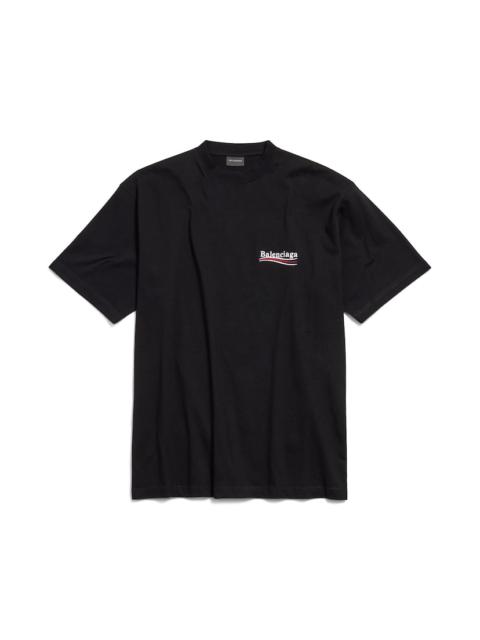 Men's Political Campaign T-shirt Large Fit in Black