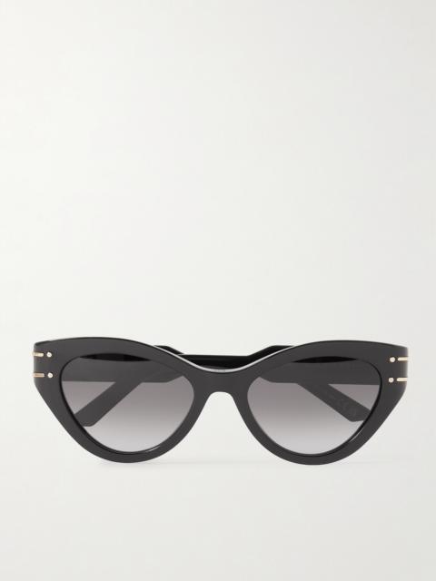 Diorsignature B7i Cat-eye Acetate Sunglasses