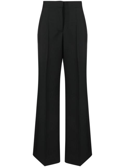 wide-leg tailored trousers