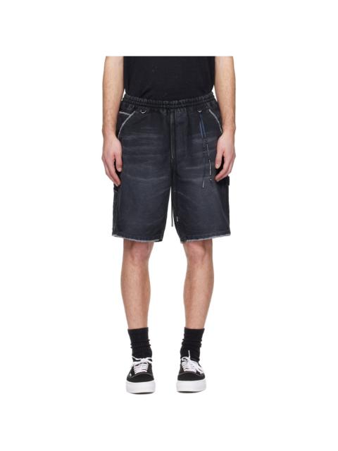 Black MW Duck Painter Shorts
