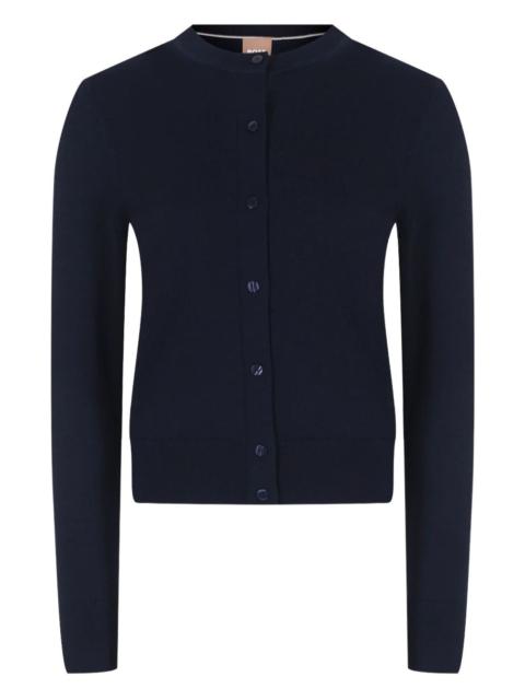 buttoned cardigan