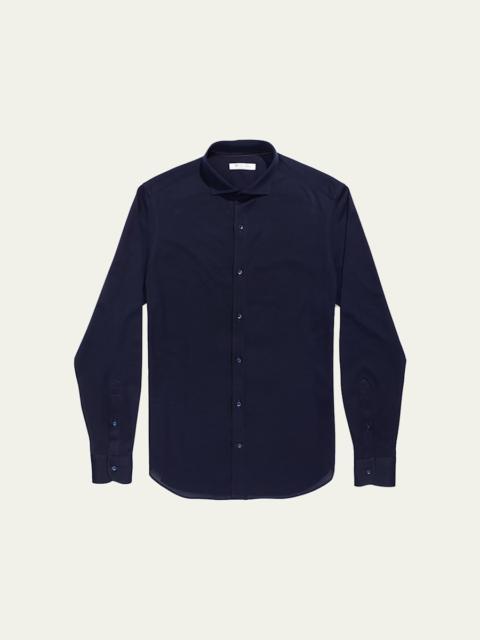 Men's Woven Cotton Oxford Sport Shirt