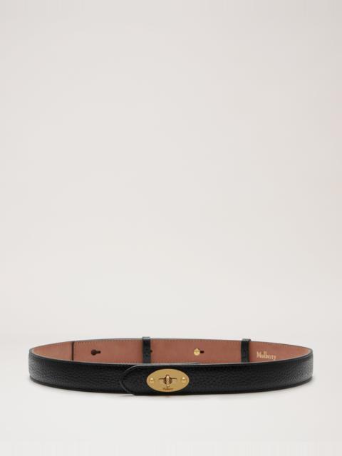 Thin Darley Belt
Black Natural Grain Leather