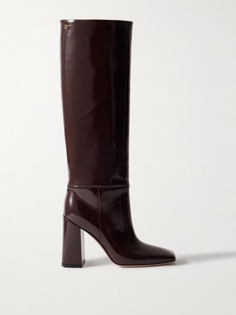Vanta 95 Patent-leather Knee Boots