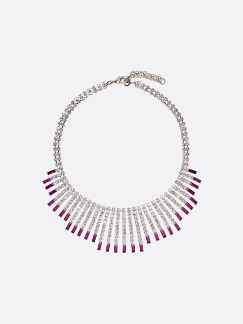 CRYSTAL NECKLACE WITH EMBELLISHMENT
