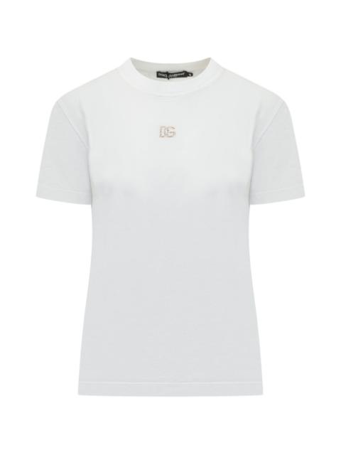 embellished-logo T-shirt