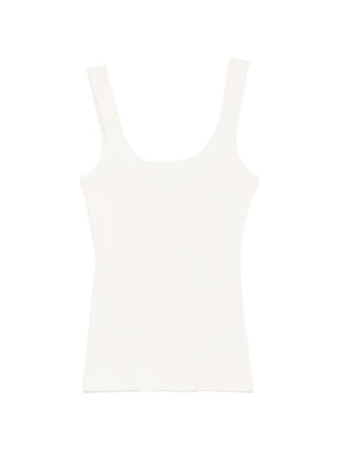 scoop-neck top
