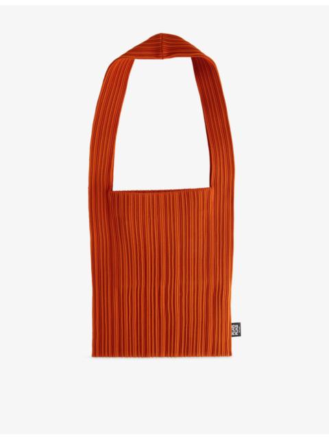 Pleated Crepe Shoulder Bag