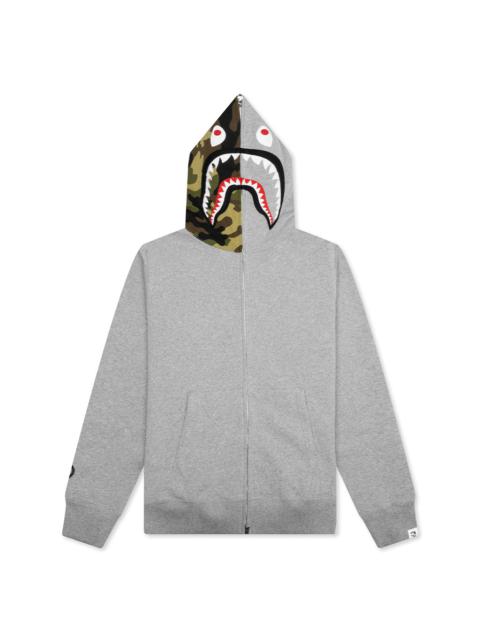 1ST SHARK FULL ZIP HOODIE - GRAY