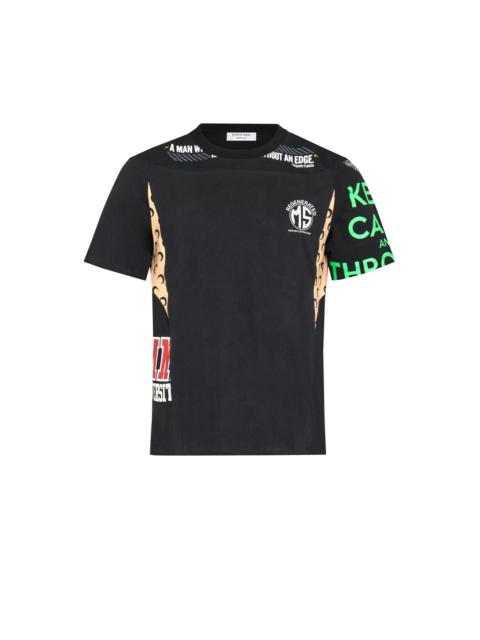 Regenerated Graphic T-Shirt Patchwork T-Shirt