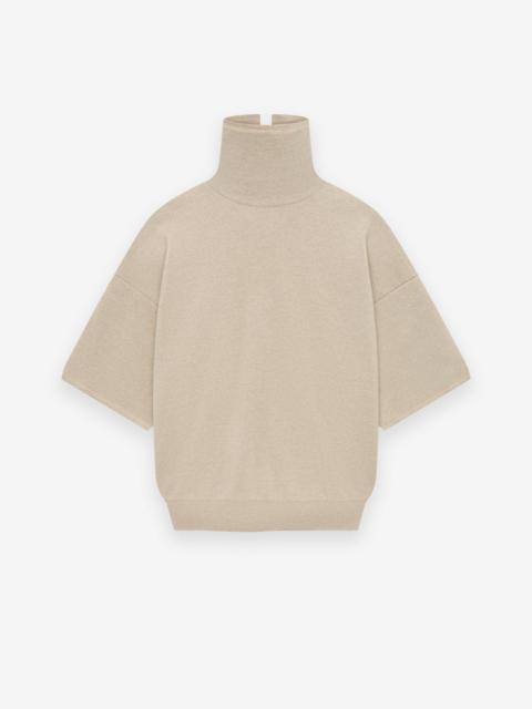 Merino Knit High Neck Tee