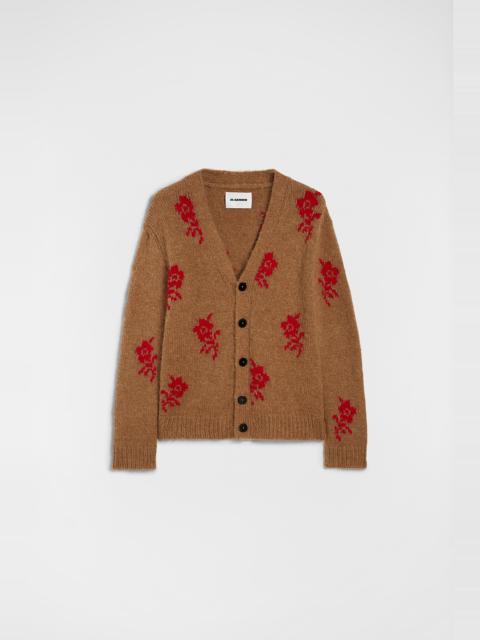 Wool Blend V-Neck Cardigan