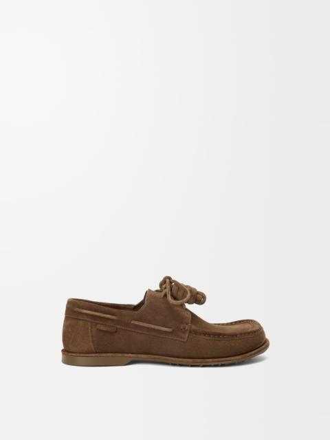 Campo boat shoe in calfskin suede