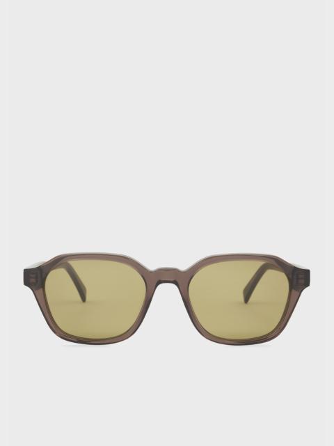 Transparent Brown 'Mayton' Sunglasses