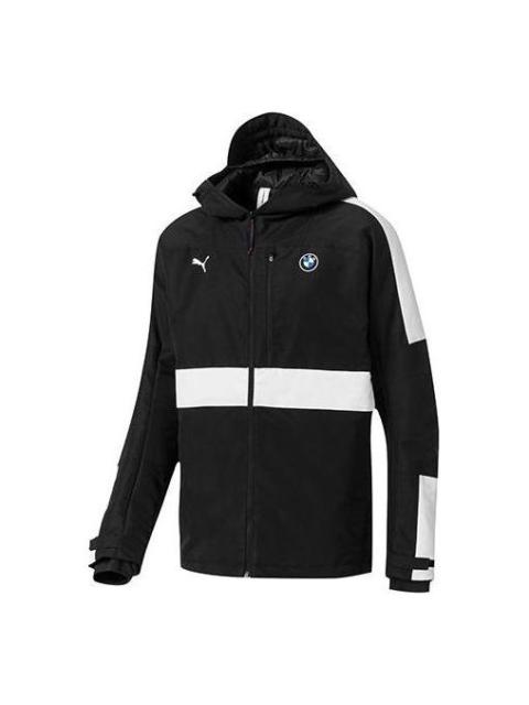 PUMA PUMA BMW Motorsport Zip Hooded Jacket 'Black' 576637-01 | REVERSIBLE