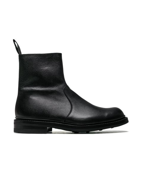 Trickers Spade Boot Black Scotch Grain Leather