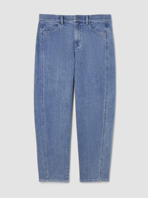 Cotton Stretch Denim Lantern Jean