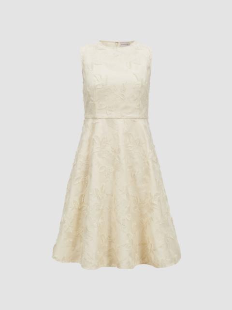 Floral Gabardine Dress