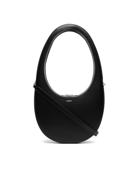 Swipe leather tote bag