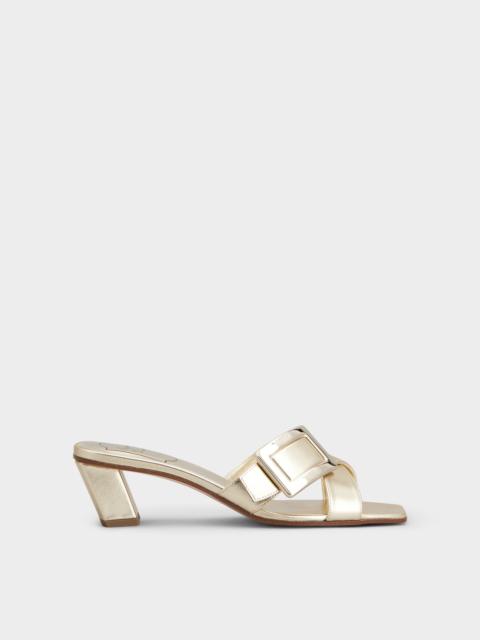 Belle Vivier Mules in leather