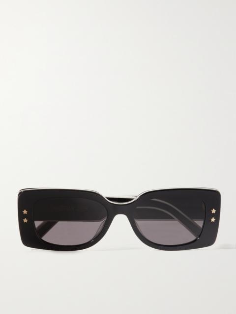 Diorpacific S1u Square-frame Acetate Sunglasses