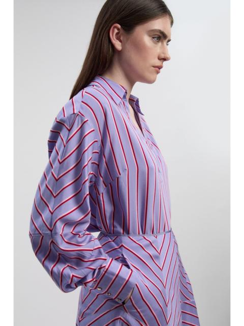 Cotton Stripe Tailored Shirt
