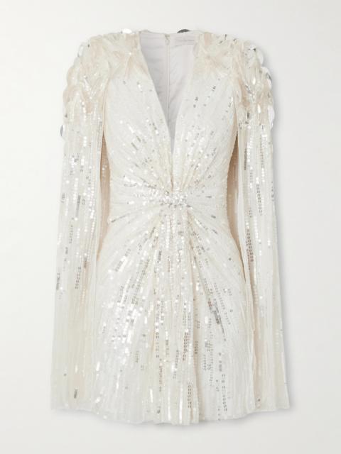 Lady Love Sequined Tulle Mini Dress