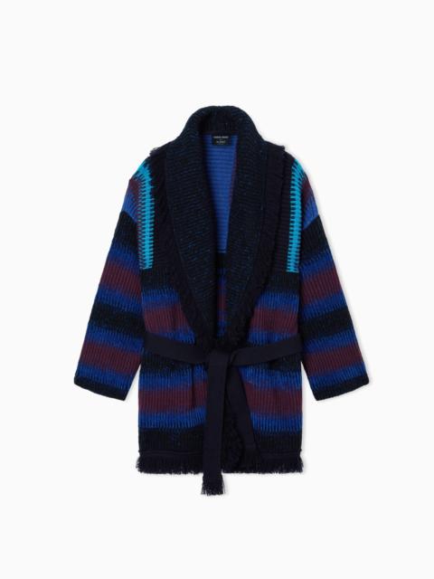 GIORGIO ARMANI FOR ALANUI CASHMERE BLEND CARDIGAN