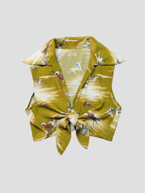 RAYON NON-SLEEVE BOLERO