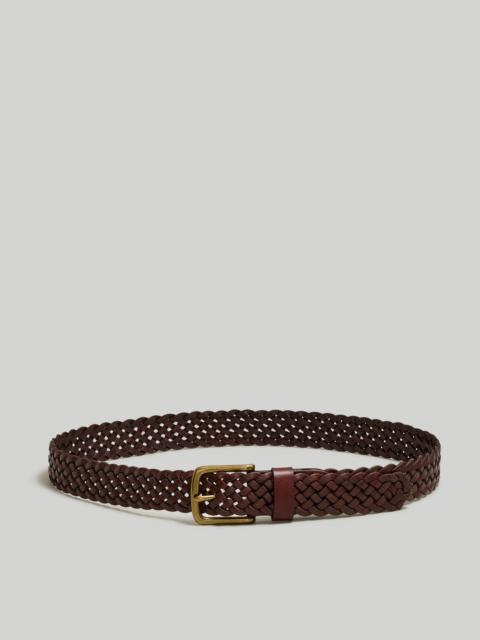 Woven Leather Belt