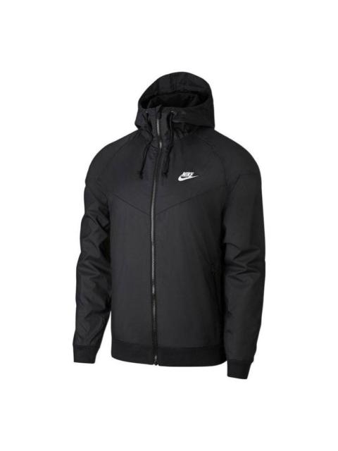 Nike Windrunner Windproof Sports Jacket Black AT5271-010