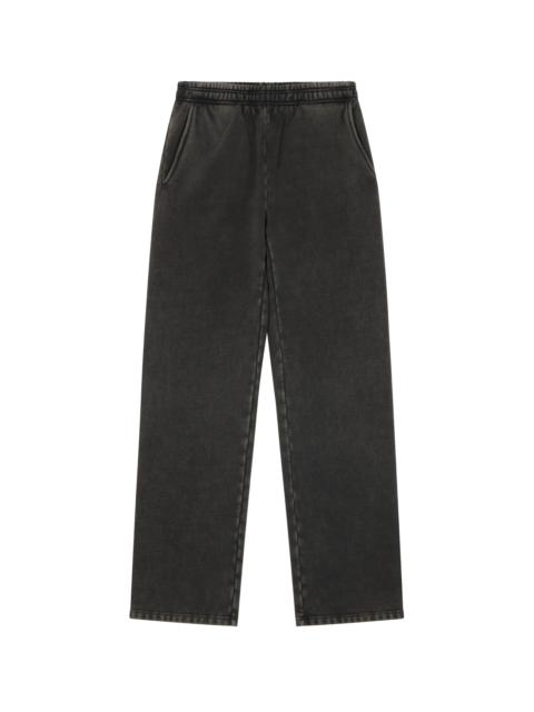 STRAIGHT LEG SWEATPANT WASHED BLACK