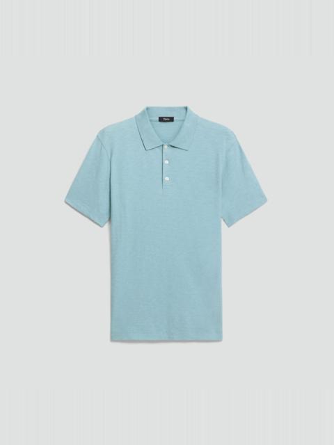 Bron Polo Shirt in Cosmos Slub Cotton