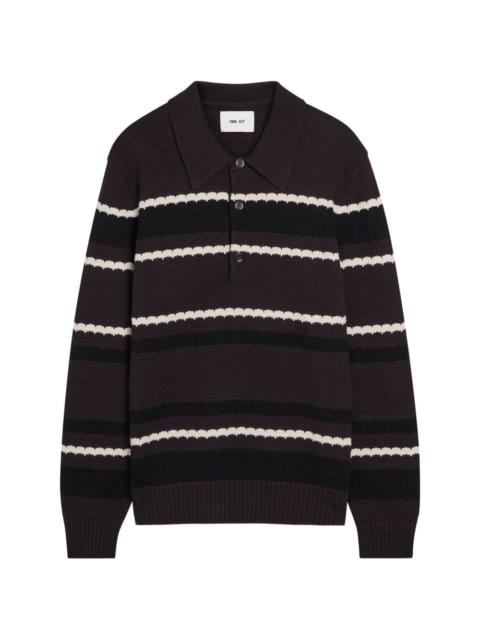 Alfie striped polo shirt