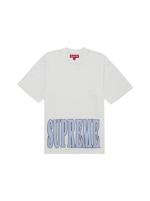 Supreme Cracked Stretch S/S Top White