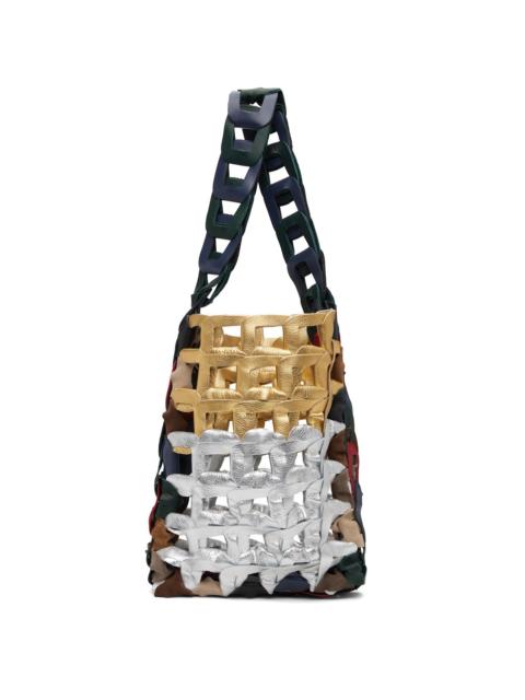 Multicolor Links Medium Tote