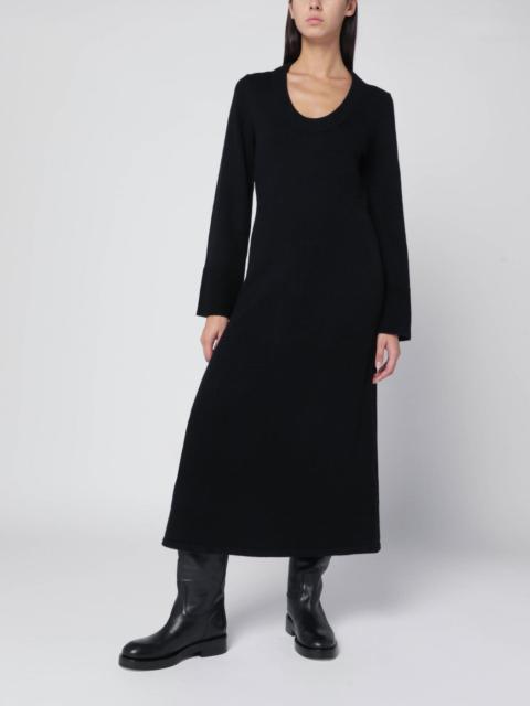 Long black Ari knit dress