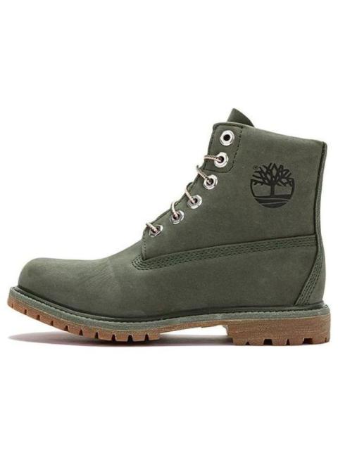 (WMNS) Timberland Nellie 6 Inch Waterproof Boots 'Dark Green Nubuck' A44JU
