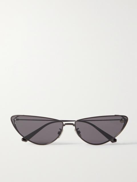 Missdior B1u Cat-eye Metal Sunglasses