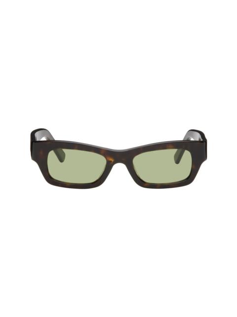 Brown RETROSUPERFUTURE Edition Haicli Sunglasses