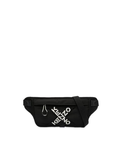 logo-print belt bag