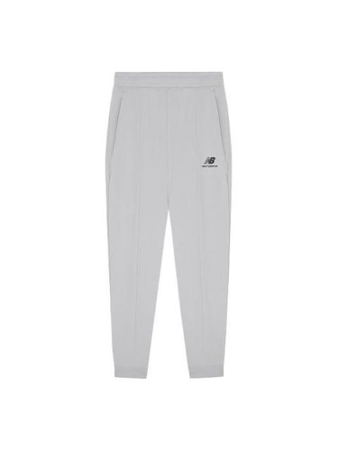 New Balance Logo Casual Joggers 'Grey Black' AMP11313-OGR