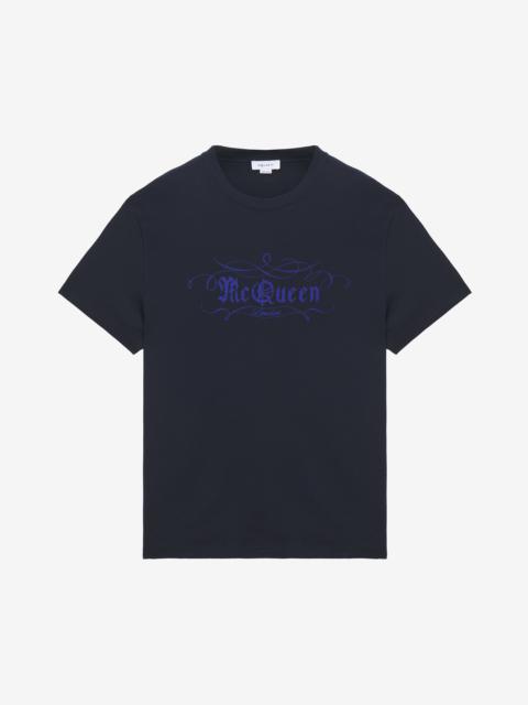McQueen Script Print T-shirt