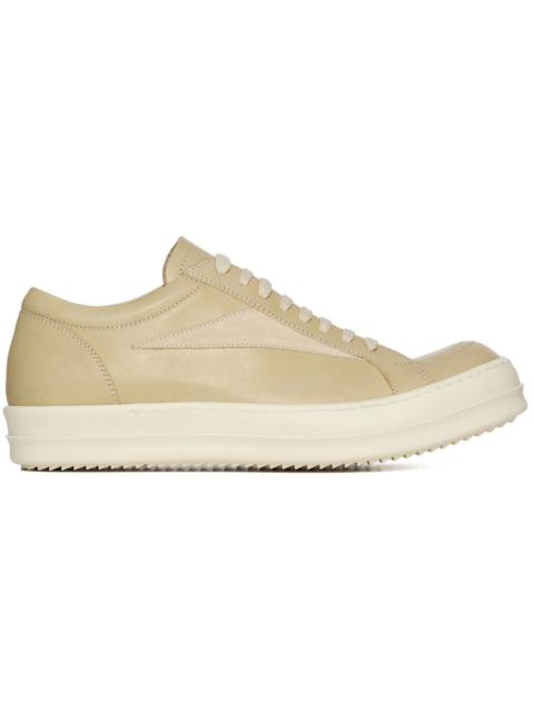 Rick Owens DRKSHDW Hollywood Vintage Sneaks Parchment Milk