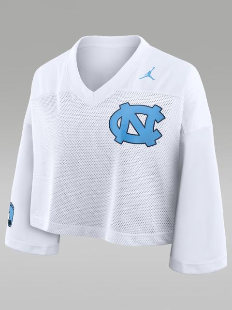 North Carolina Jersey Women's Jordan Brand Dri-FIT College Cropped Top