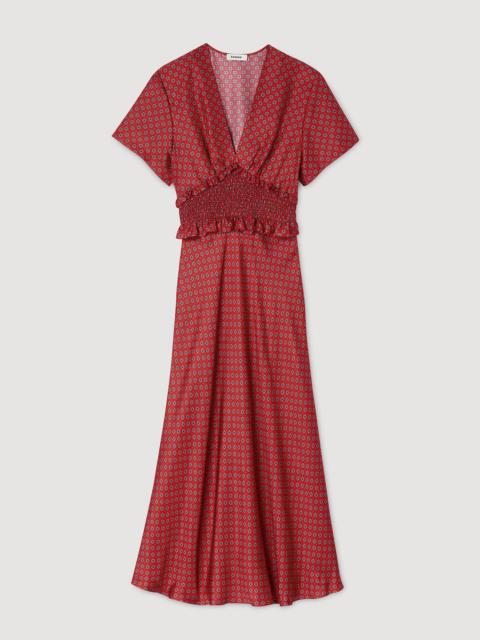 SCARF PRINT MAXI DRESS