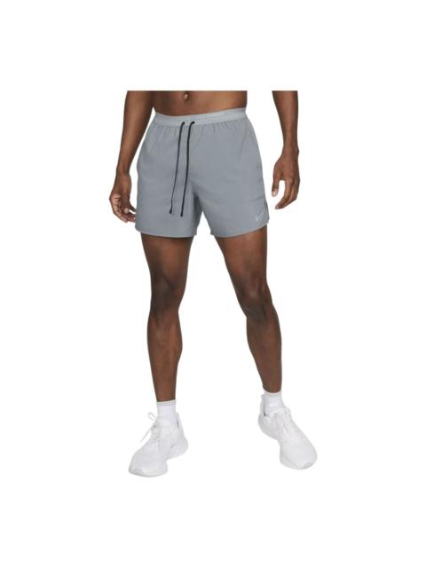 Nike Dri-FIT Stride 5" Hidden Lined Running Shorts 'Smoke Grey' DM4756-084