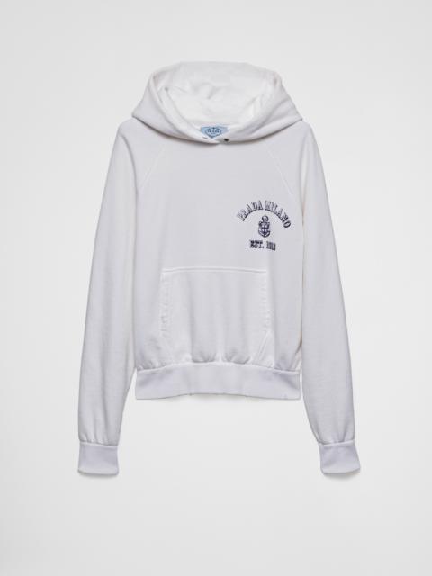 Cotton fleece hoodie